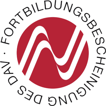 Fortbildungsbescheinigung des DAV